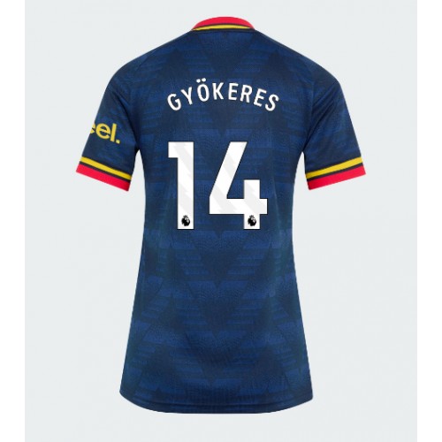 Arsenal Viktor Gyokeres #14 Dámské Venkovní Dres 2026-27 Krátkým Rukávem Arsenal Viktor Gyokeres #14 Dámské Venkovní Dres 2026-27 Krátkým Rukávem